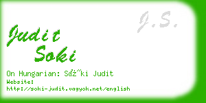 judit soki business card